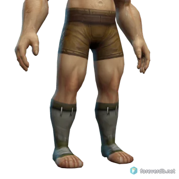 Ghostweave Boots worn by a human male, rendered from the Forever client