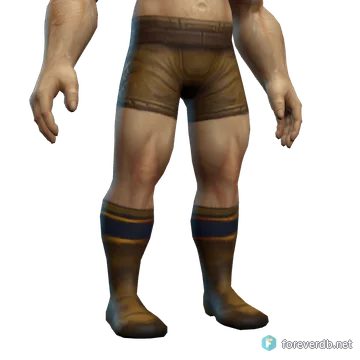 Frothing Sandals worn by a human male, rendered from the Forever client