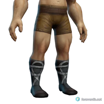 Black Slippers worn by a human male, rendered from the Forever client