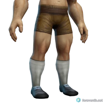 Radiant Slippers worn by a human male, rendered from the Forever client