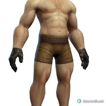 Grip of Fear worn by a human male, rendered from the Forever client