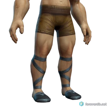 Grove Scoundrel's Boots worn by a human male, rendered from the Forever client