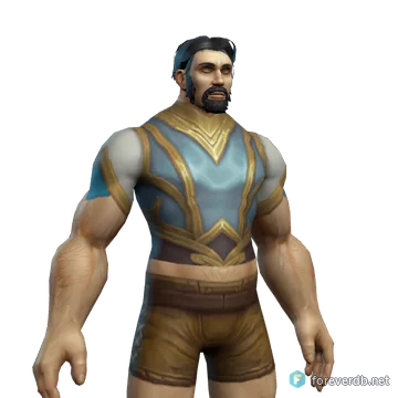 Shen'dorei Magister's Vest worn by a human male, rendered from the Forever client