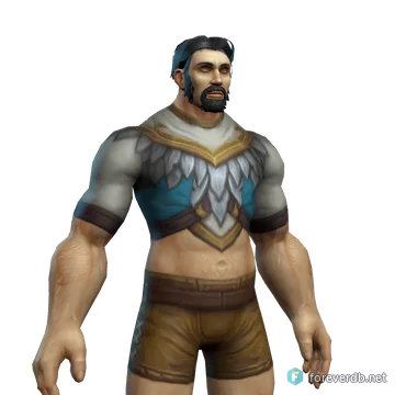 Watcher's Mail Chest worn by a human male, rendered from the Forever client