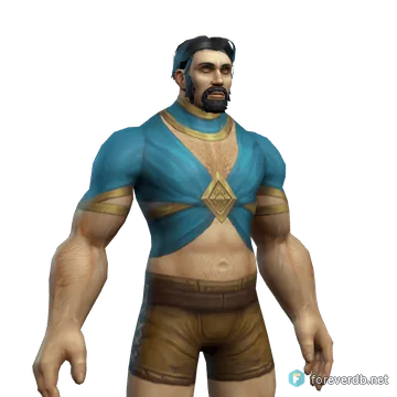 Airy Magister's Shirt worn by a human male, rendered from the Forever client