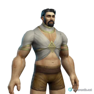 Airy Skyseer's Shirt worn by a human male, rendered from the Forever client