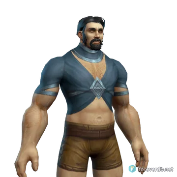 Airy Windseeker's Shirt worn by a human male, rendered from the Forever client