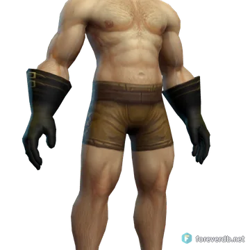 Deckswabber's Mitts worn by a human male, rendered from the Forever client