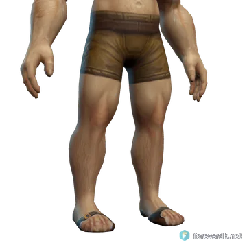 Junglewalker Sandals worn by a human male, rendered from the Forever client