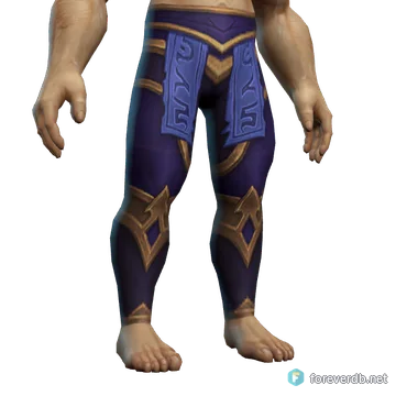 Manaflare Pants worn by a human male, rendered from the Forever client
