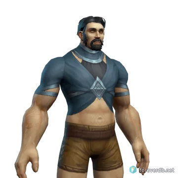 Grove Scoundrel's Shirt worn by a human male, rendered from the Forever client