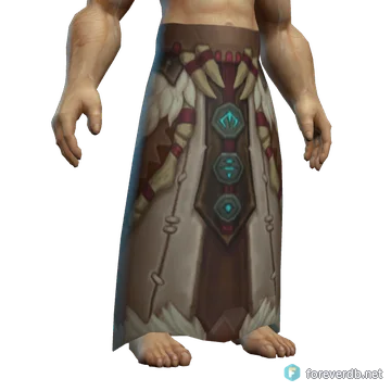 Spiritcaller Pants worn by a human male, rendered from the Forever client