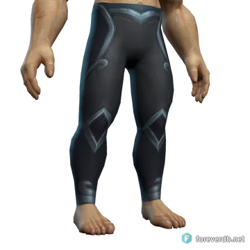 Al'aketh Leggings worn by a human male, rendered from the Forever client
