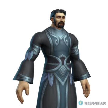 Al'aketh Vestments worn by a human male, rendered from the Forever client