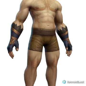 Zephrali Gloves worn by a human male, rendered from the Forever client