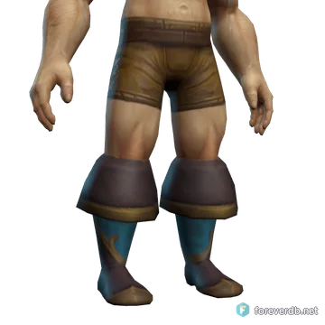 Azure Gustwoven Boots worn by a human male, rendered from the Forever client