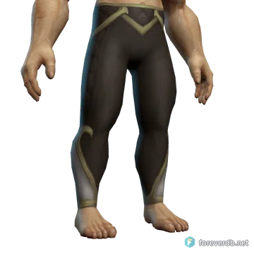 Cloudy Windraveled Pants worn by a human male, rendered from the Forever client
