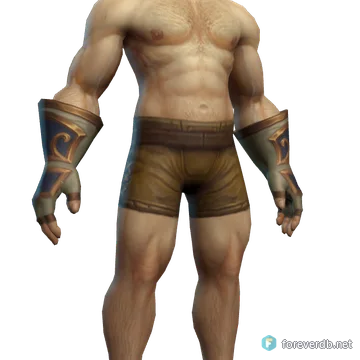Zephrali Mitts worn by a human male, rendered from the Forever client