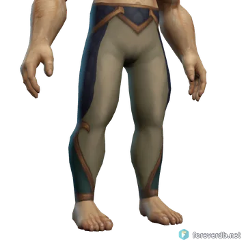 Zephrali Pants worn by a human male, rendered from the Forever client