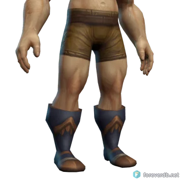 Scout Ranger's Boots worn by a human male, rendered from the Forever client