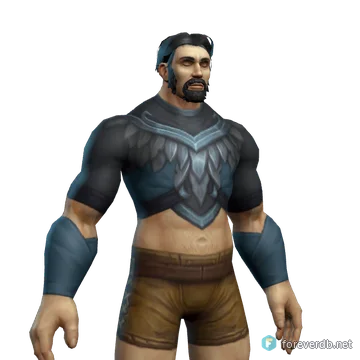 Al'aketh Chainmail worn by a human male, rendered from the Forever client