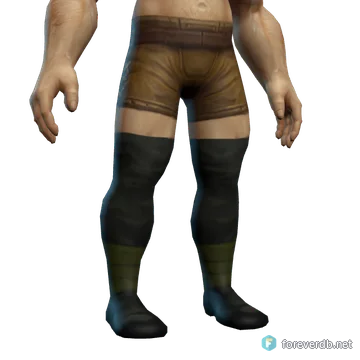 Conjurer's Shoes worn by a human male, rendered from the Forever client