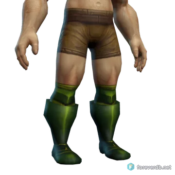 Officer's Boots worn by a human male, rendered from the Forever client