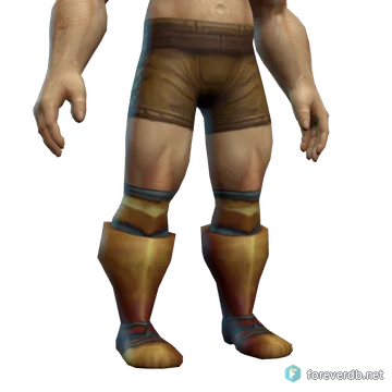 Prefect's Boots worn by a human male, rendered from the Forever client