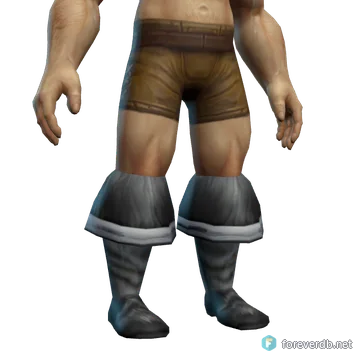 Bloodsail Boots worn by a human male, rendered from the Forever client