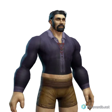 Premo's Poise-Demanding Uniform worn by a human male, rendered from the Forever client