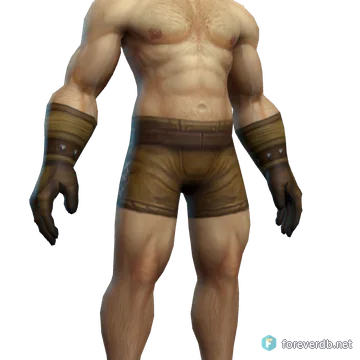 Restored Cloth Handwraps worn by a human male, rendered from the Forever client