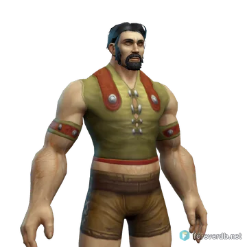 Journeyman's Vest worn by a human male, rendered from the Forever client