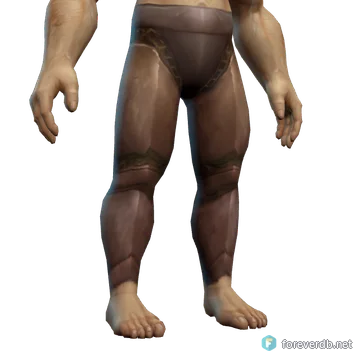Restored Plate Legs worn by a human male, rendered from the Forever client