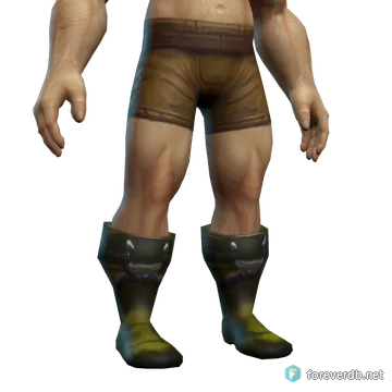 Buckled Boots worn by a human male, rendered from the Forever client
