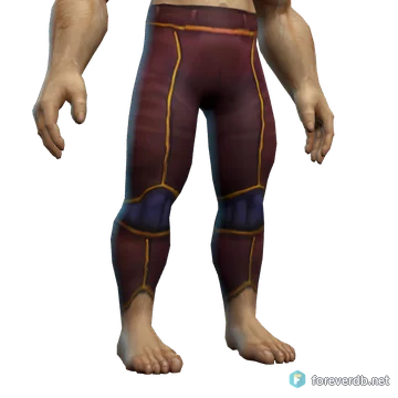 Mystical Leggings worn by a human male, rendered from the Forever client