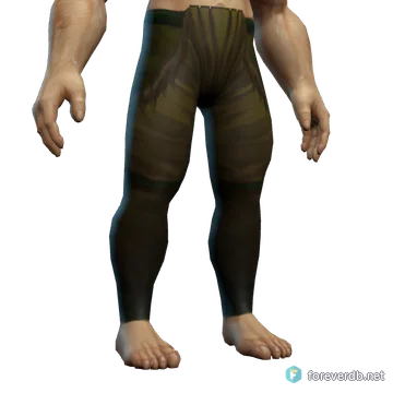 Geomancer's Trousers worn by a human male, rendered from the Forever client