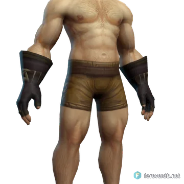 Nocturnal Gloves worn by a human male, rendered from the Forever client