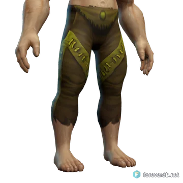 Leech Pants worn by a human male, rendered from the Forever client