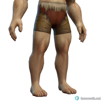 Aboriginal Loincloth worn by a human male, rendered from the Forever client