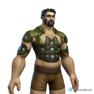 Snapbrook Armor worn by a human male, rendered from the Forever client