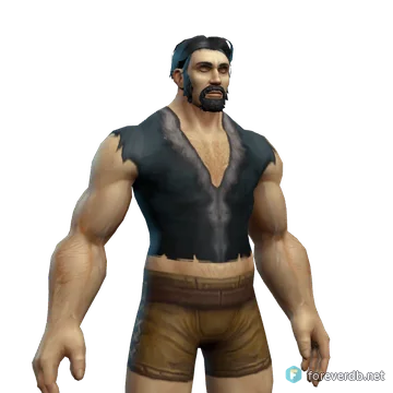 Banshee Armor worn by a human male, rendered from the Forever client