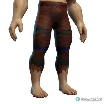 Bloodwoven Pants worn by a human male, rendered from the Forever client