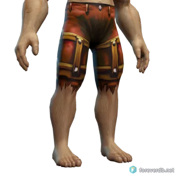 Barbaric Leggings worn by a human male, rendered from the Forever client