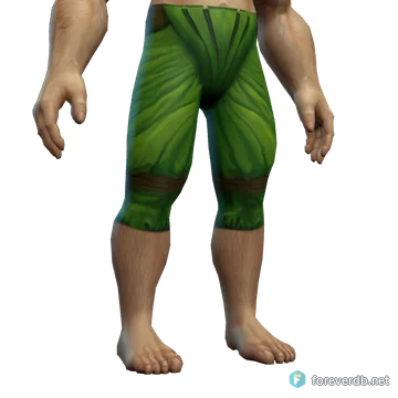Greenweave Leggings worn by a human male, rendered from the Forever client