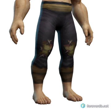 Patchwork Pants worn by a human male, rendered from the Forever client