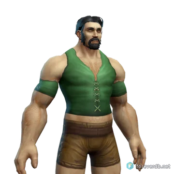 Willow Vest worn by a human male, rendered from the Forever client