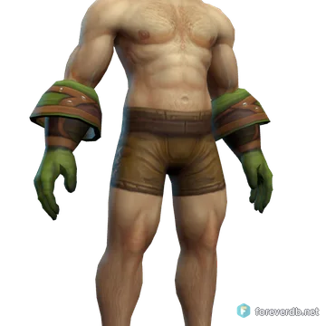 Ironforge Agent's Gloves worn by a human male, rendered from the Forever client