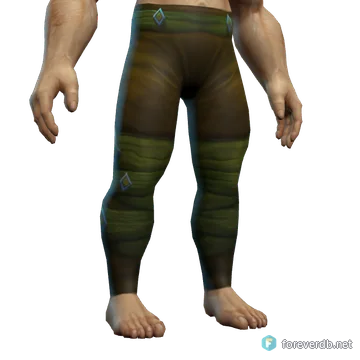 Wizardweave Leggings worn by a human male, rendered from the Forever client