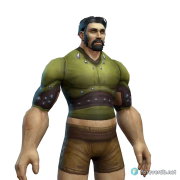 Ranger Tunic worn by a human male, rendered from the Forever client