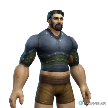 Nightscape Tunic worn by a human male, rendered from the Forever client